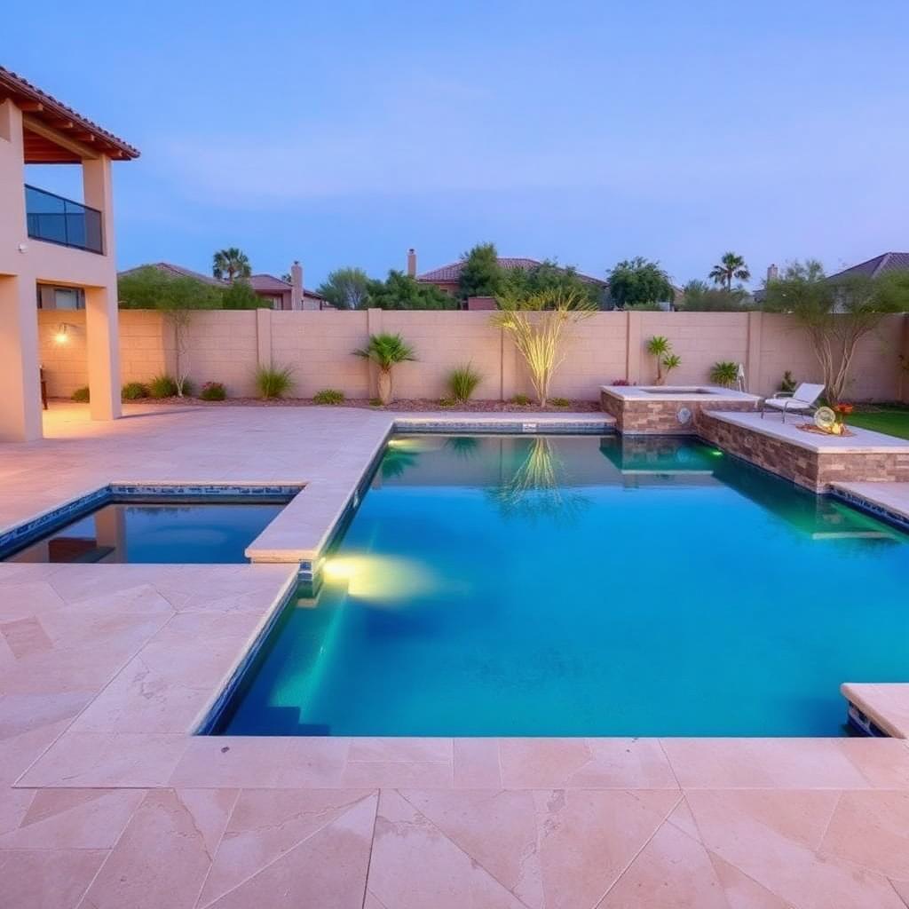 Travertine paver example