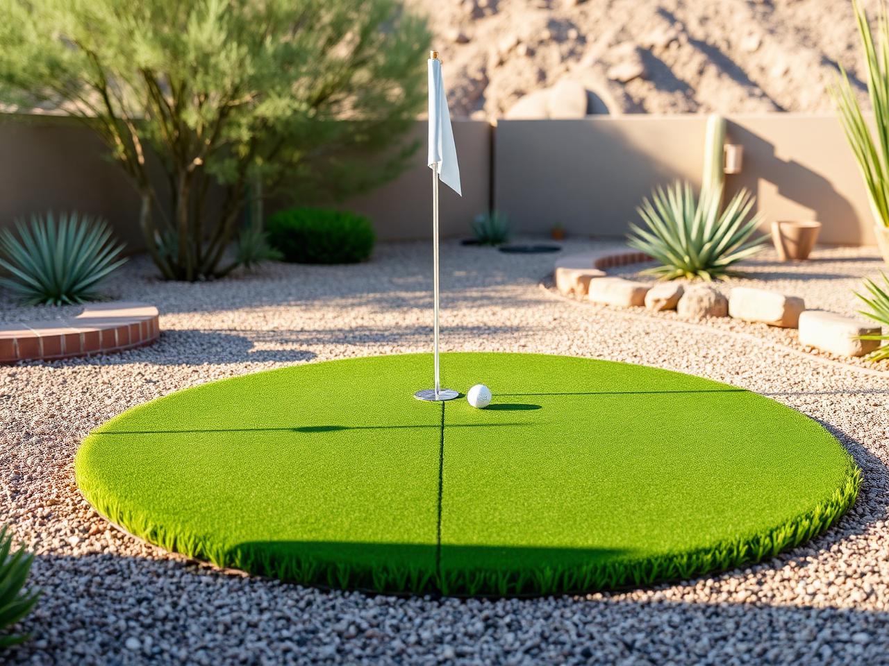 Putting Green artificial turf example
